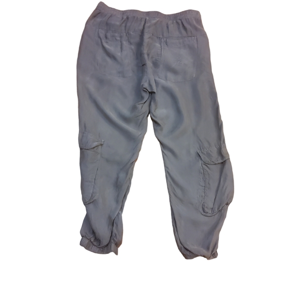 Johnny Was Military Ramble Pull-on Cargo Jogger Pants M Grey New - Picture 4 of 7